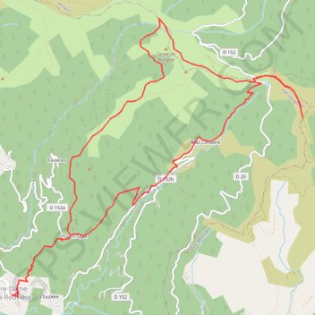 Itinéraire Le Fageas - Massif de l'Aigoual, distance, dénivelé, altitude, carte, profil, trace GPS