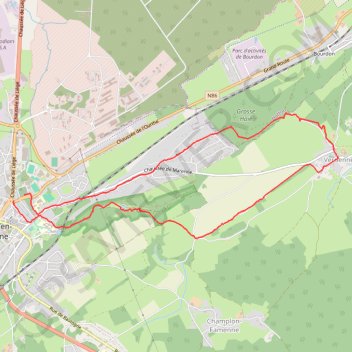 Itinéraire 10Km Marche Verdenne, distance, dénivelé, altitude, carte, profil, trace GPS