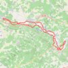 Itinéraire St Brice vers Chateauneuf parcours 1617 retour flow velo, distance, dénivelé, altitude, carte, profil, trace GPS