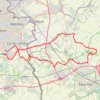 Itinéraire Lille Mont Saint-Aubert, distance, dénivelé, altitude, carte, profil, trace GPS