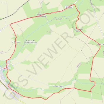 Itinéraire La verte-vallée, distance, dénivelé, altitude, carte, profil, trace GPS