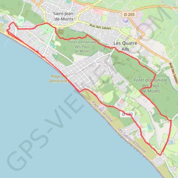 Itinéraire Tracé 097, distance, dénivelé, altitude, carte, profil, trace GPS