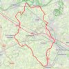 Itinéraire 62k - aalst, distance, dénivelé, altitude, carte, profil, trace GPS