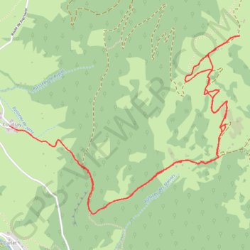 Itinéraire Raquette neige aux chalets d'Allant, distance, dénivelé, altitude, carte, profil, trace GPS