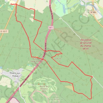 Itinéraire Capétienne 2024 Compétit, distance, dénivelé, altitude, carte, profil, trace GPS