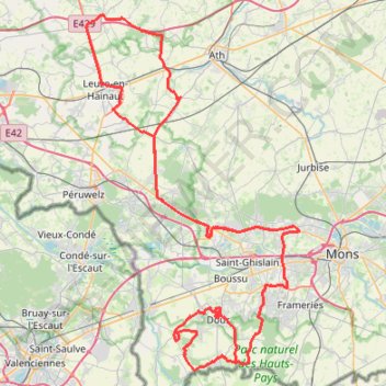 Itinéraire Track-GP Samyn 2024 Homme, distance, dénivelé, altitude, carte, profil, trace GPS