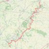 Itinéraire GR655 Randonnée de Bonneval (Eure-et-Loir) à Prunay-Cassereau (Loir-et-Cher), distance, dénivelé, altitude, carte, profil, trace GPS