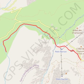Itinéraire LE FLAN DU SUET EN MAURIENNE, distance, dénivelé, altitude, carte, profil, trace GPS