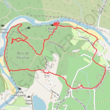 Itinéraire Païolive insolite, distance, dénivelé, altitude, carte, profil, trace GPS