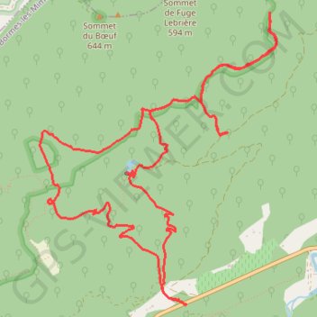 Itinéraire Les Sivadières 04/01/23, distance, dénivelé, altitude, carte, profil, trace GPS
