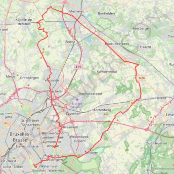 Itinéraire (A) Leest - Nov 17, distance, dénivelé, altitude, carte, profil, trace GPS
