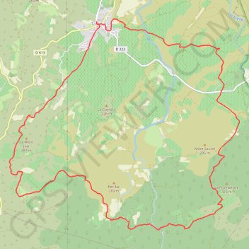 Itinéraire track, distance, dénivelé, altitude, carte, profil, trace GPS