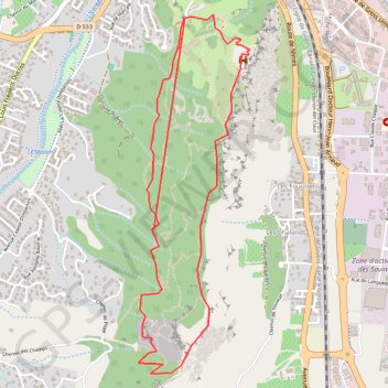 Itinéraire Ruines Cressiol, distance, dénivelé, altitude, carte, profil, trace GPS