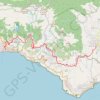 Itinéraire Sentier des Dieux : Bomerano - Positano, distance, dénivelé, altitude, carte, profil, trace GPS