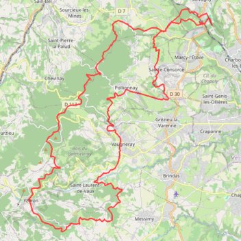 Itinéraire T26 60km 1760-23970137, distance, dénivelé, altitude, carte, profil, trace GPS