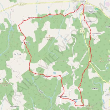 Itinéraire track, distance, dénivelé, altitude, carte, profil, trace GPS