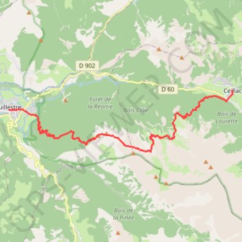 Itinéraire Queyras - Ceillac - Guillestre, distance, dénivelé, altitude, carte, profil, trace GPS