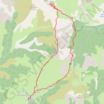Itinéraire Bergeries des Pozzi, distance, dénivelé, altitude, carte, profil, trace GPS