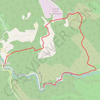 Itinéraire Châteauvert - Vallon de Sourn, distance, dénivelé, altitude, carte, profil, trace GPS