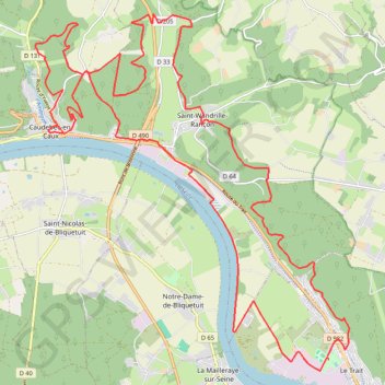 Itinéraire Ronde des abbayes, distance, dénivelé, altitude, carte, profil, trace GPS