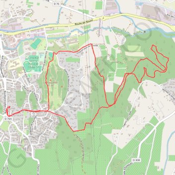 Itinéraire Le Rougadou, distance, dénivelé, altitude, carte, profil, trace GPS