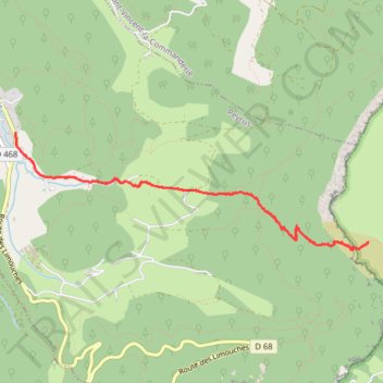 Itinéraire Peyrus Marche à pied, distance, dénivelé, altitude, carte, profil, trace GPS