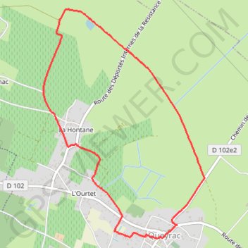 Itinéraire 2016-03-23 12:59:49, distance, dénivelé, altitude, carte, profil, trace GPS