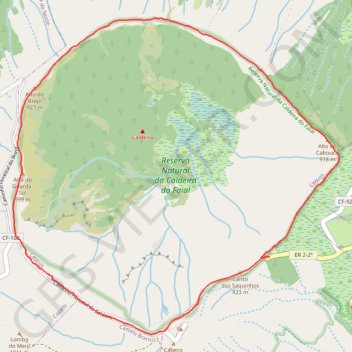 Itinéraire Tour de la caldeira de Faial (Açores), distance, dénivelé, altitude, carte, profil, trace GPS
