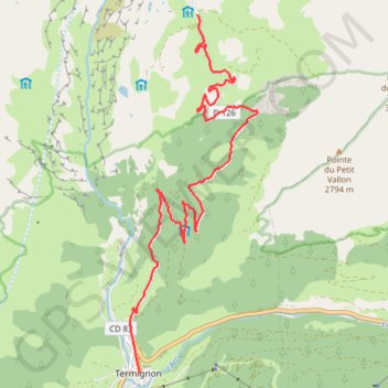 Itinéraire Haute Maurienne - Montée de Bellecombe, distance, dénivelé, altitude, carte, profil, trace GPS