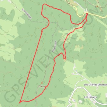 Itinéraire Le col des Enceints, distance, dénivelé, altitude, carte, profil, trace GPS