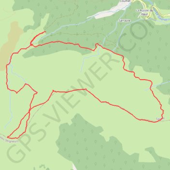 Itinéraire 853 Cap de la Dosse, distance, dénivelé, altitude, carte, profil, trace GPS