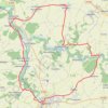 Itinéraire Les Trois Doms - Montdidier - Hangest, distance, dénivelé, altitude, carte, profil, trace GPS