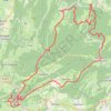 Itinéraire Boucle au nord de Salins-les-Bains, distance, dénivelé, altitude, carte, profil, trace GPS