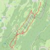 Itinéraire Cret au Merle et Cret de Chalam depuis les 3 Cheminées, distance, dénivelé, altitude, carte, profil, trace GPS