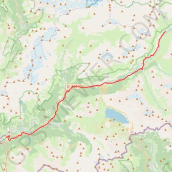 Itinéraire Le chemin du petit bonheur GR 5, distance, dénivelé, altitude, carte, profil, trace GPS