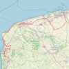 Itinéraire tour 2022 etappe 3 duinkerke - boulogne sur mer -mont pasteur, distance, dénivelé, altitude, carte, profil, trace GPS