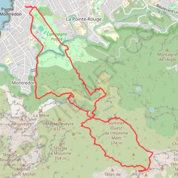 Itinéraire Les Malvallons par la Campagne Pastré, distance, dénivelé, altitude, carte, profil, trace GPS
