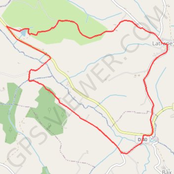 Itinéraire De Latrape au château de Mailholas, distance, dénivelé, altitude, carte, profil, trace GPS