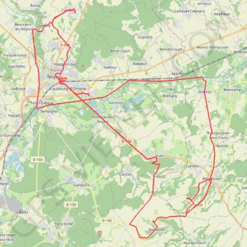 Itinéraire Sortie à vélo, distance, dénivelé, altitude, carte, profil, trace GPS