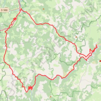Itinéraire La Lozérienne, distance, dénivelé, altitude, carte, profil, trace GPS