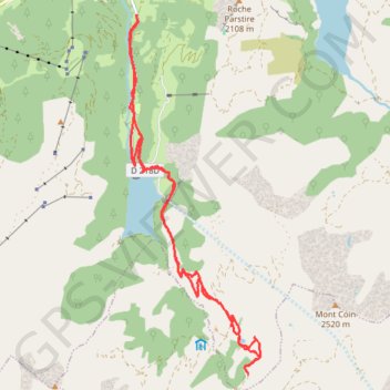 Itinéraire Cornet d'Arêches depuis le Mappaz, distance, dénivelé, altitude, carte, profil, trace GPS