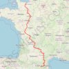 Itinéraire GR36 De la Manche aux Pyrénées (2020), distance, dénivelé, altitude, carte, profil, trace GPS