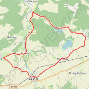 Itinéraire Boucle de marceray, distance, dénivelé, altitude, carte, profil, trace GPS