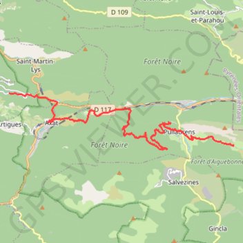 Itinéraire Pays Cathare J4, distance, dénivelé, altitude, carte, profil, trace GPS