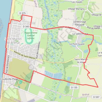 Itinéraire marche, distance, dénivelé, altitude, carte, profil, trace GPS