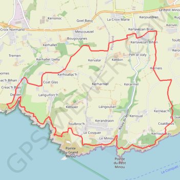 Itinéraire PHARE_DU_MINOU_11.33_KM_2H03_DECAT_OUTDOOR_WE_WARDS, distance, dénivelé, altitude, carte, profil, trace GPS