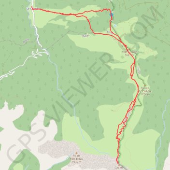 Itinéraire Cap de Gauch, distance, dénivelé, altitude, carte, profil, trace GPS