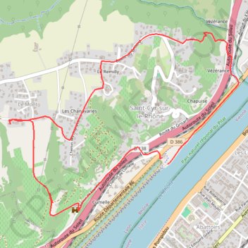 Itinéraire Boucle des Barges via l'Atelier, distance, dénivelé, altitude, carte, profil, trace GPS