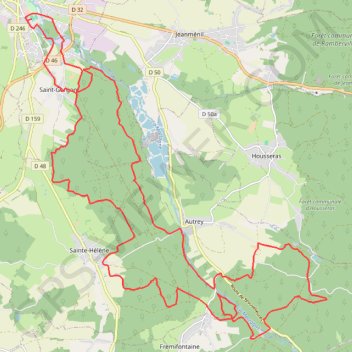 Itinéraire La Rambuvetaise, distance, dénivelé, altitude, carte, profil, trace GPS