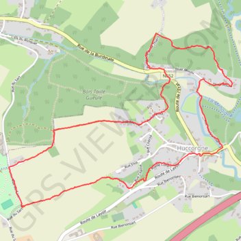 Itinéraire Promenade à Huccorgne, distance, dénivelé, altitude, carte, profil, trace GPS